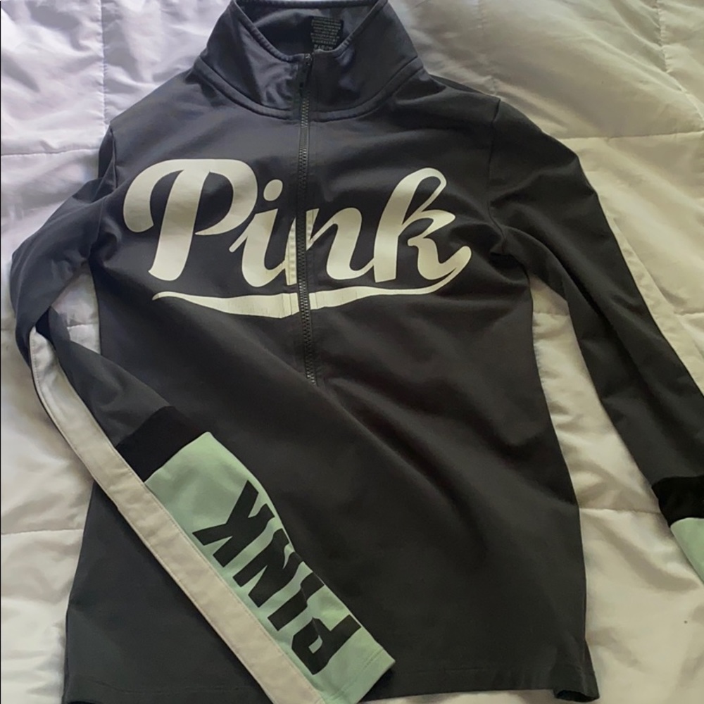 PINK quarter zip sweatshirt